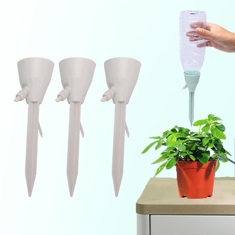 Wonglea New Upgraded Plant Self Watering Spikes,Adjustable Plant Watering Devices with Slow Release Control Switch Water Dripper,Watering Planter Insert,Automatic Plant Waterer for Vacations (3) - Image 1